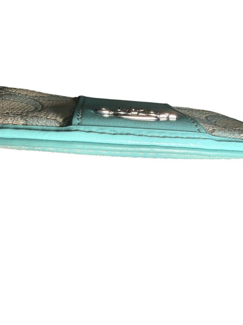 Coach Mini Skinny ID Case in Signature Jacquard - Picture 3 of 9